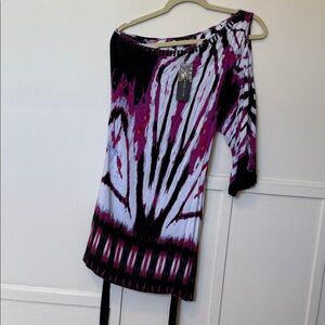 Rampage Purple and Black Mini Dress